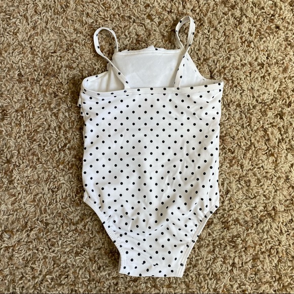 Old Navy Swim Old Navy Black White Polka Dot One Piece Swimsuit For